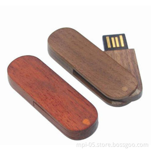Hot sale wooden USB flash drive, portable